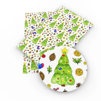 

Big Size David accessories 30*140cm Christmas Faux Synthetic Leather For Bow-knot bags Wallet Phone Cover DIY,1Yc12436