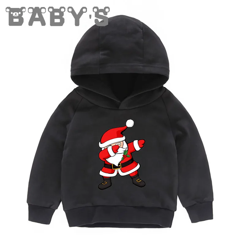 best hoodie for teenage girl Merry Christmas Dabbing Santa Print Funny Children Hooded Hoodies Kids Sweatshirts Baby Pullover Tops Girls Boys Clothes,KMT5112 hoodie for kid Hoodies & Sweatshirts