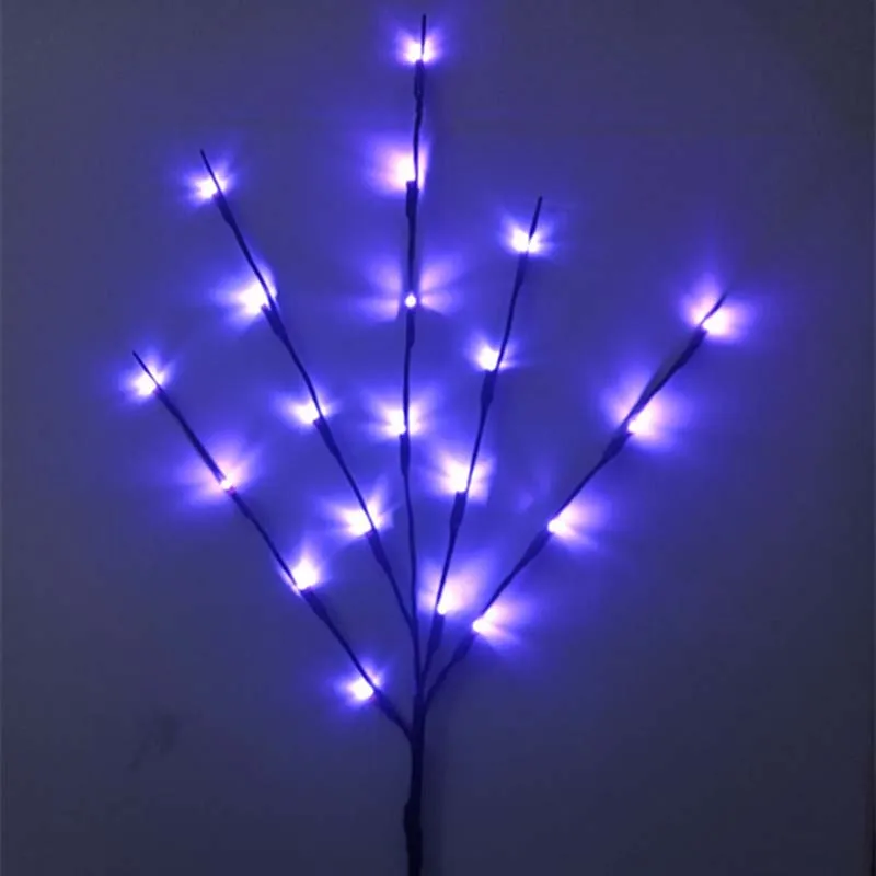 20pcs LED Branch Lights String Willow Warm Color Tree Lamp Indoor Merry Christmas Decoration for Home Party Supplies natal kerst