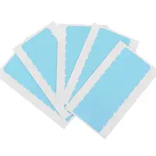 60 шт./лист клейкая лента для волос водостойкая двухсторонняя лента для парика парик человеческие волосы лента для наращивания инструменты 0,8*4 см