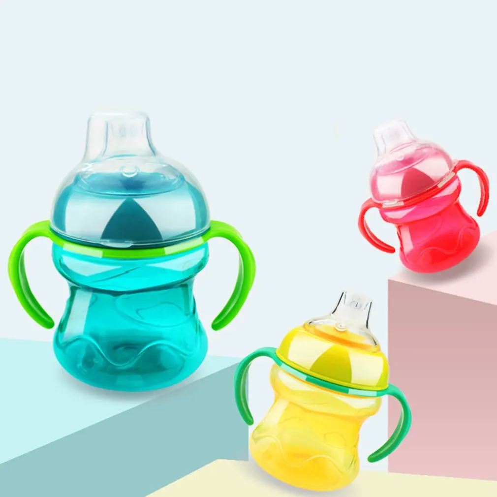 200 мл Sippy чашка герметичная безопасная бутылочка с утконосом детские бутылочки