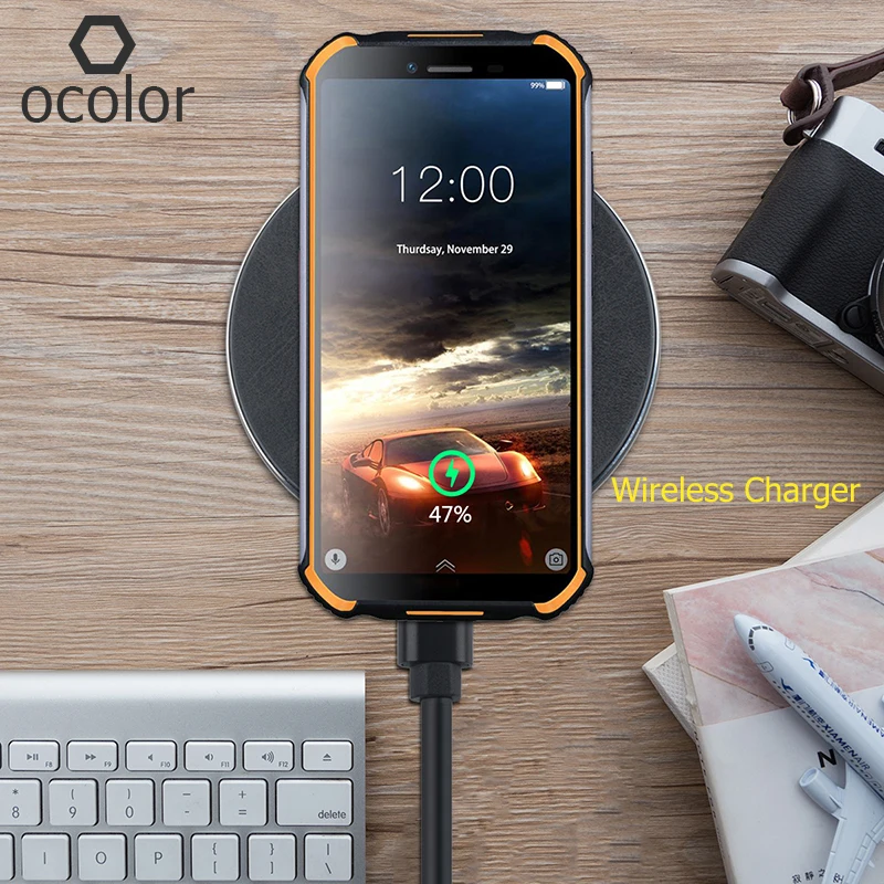 Беспроводное зарядное устройство ocolor Для Doogee C2, быстрая зарядка, беспроводное зарядное устройство для Doogee S90 S70 S80 S60 BL9000, беспроводное зарядное устройство