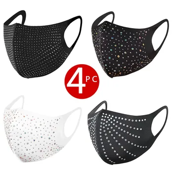 

4PCS Breathing Face Mask For Adult mondkapjes mundschutzmaske Reusable Christmas Gifts 3D Mouth Masks mascara facial lavable