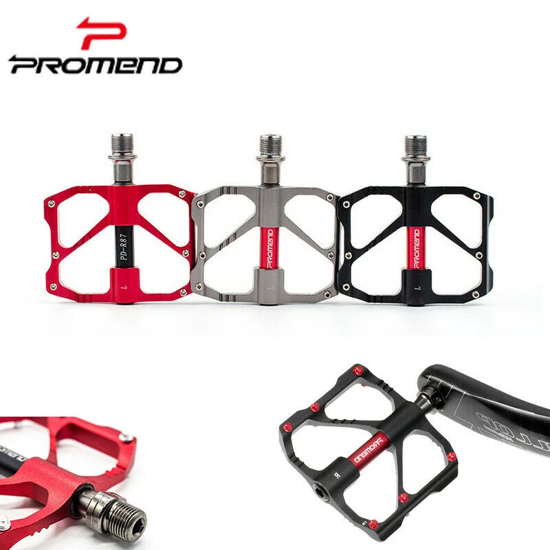 PROMEND MTB велосипедные педали 2 шт Алюминиевые 9/16in Pedales горные велосипедные педали San Palin дорожный велосипед плоский/Платформа Ультра-легкий