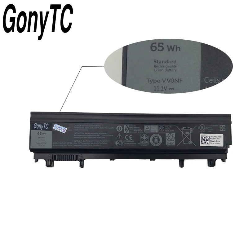 Оригинальный аккумулятор GONYTC VV0NF для ноутбука DELL Latitude E5440 E5540 Series VJXMC N5YH9 0K8HC 7W6K0 FT6D9