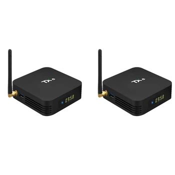 

TX6 Android 9.0 TV Box 4+32G Wifi Quad Core 2.4G/5G Dual WiFi USB 3.0 BT 4.1 4K Set Top Box TX6 Media Box