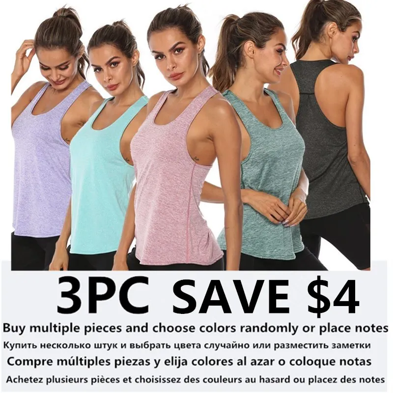 Женская майка без рукавов для фитнеса и йоги Спортивная быстросохнущая бега