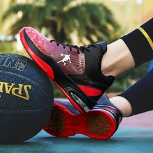 Мужская зимняя спортивная обувь; бархатные Нескользящие студенческие высокие баскетбольные ботинки; новая зимняя Молодежная обувь, увеличивающая рост