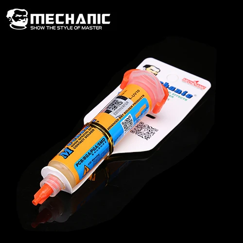 MCN-UV10 Механик NO-clean припойная паста BGA флюсовая Сварка флюсы пайка смазка для SMD PGA BGA PCB ремонтный инструмент - Цвет: MCN-UV10