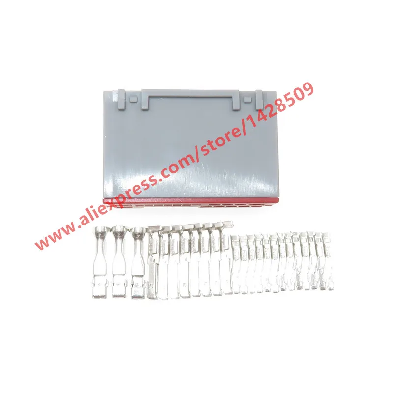 20 Sets 24 Pin Car Auto Power Speaker Cable Plug Audio Connection Wire Connector With Terminals For BUICK