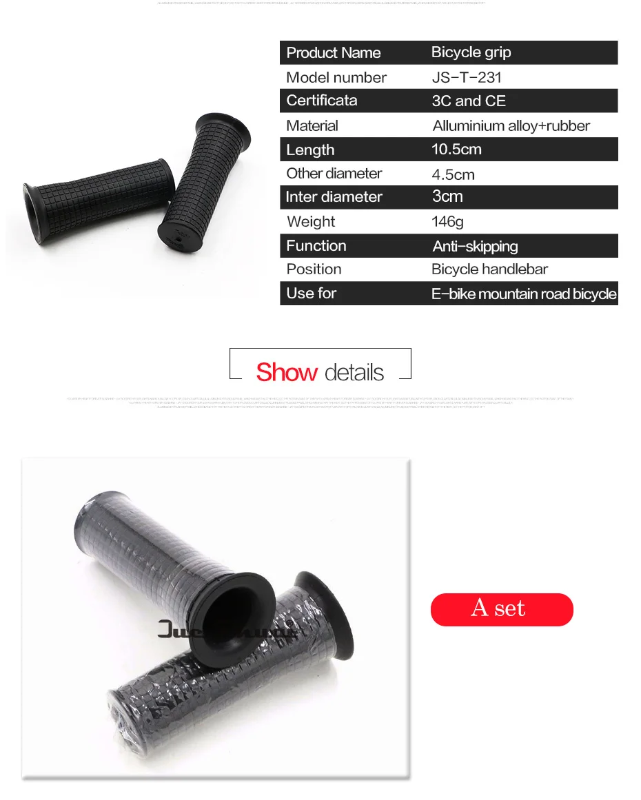 Высокое качество Bycicle Grip противоскользящая ручка алюминиевый сплав и резиновый руль велосипеда подходит для E-bike горный велосипед дорожный велосипед