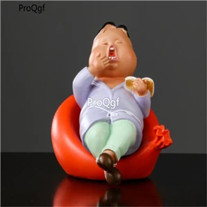 Ngryise 1Pcs A Set Everyday doing same thing statue many species - Color: Dark Gray
