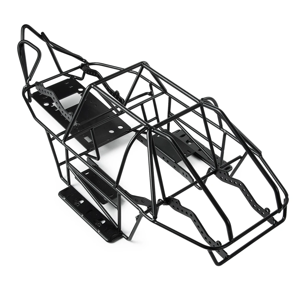 YEAHRUN 1/10 RC грузовик стальной каркас тела рулон клетки приемник коробка для осевой SCX10 II 90046