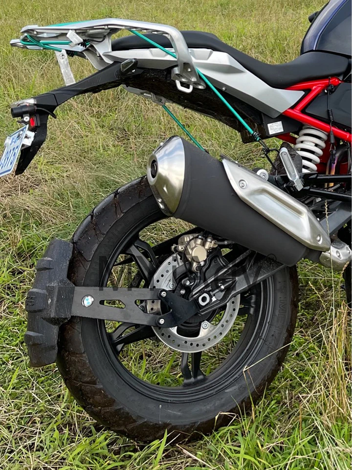 Motorcycle Rear Wheel Fender Mudguard & License Plate Holder Compatible With BMW G310GS G310R G 310GS G 310R G-310-GS G-310-R 2017-2022 2018 2019 2020