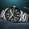 New Switzerland Luxury Brand Carnival Japan Quartz Men Watches Luminous Waterproof Sapphire Full Stainless Steel Clock C8638-5 ► Photo 3/6