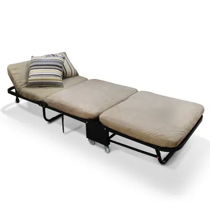 

Lunch break Folding single bed office nap Tri-fold sponge foldable bed leisure simple care bed