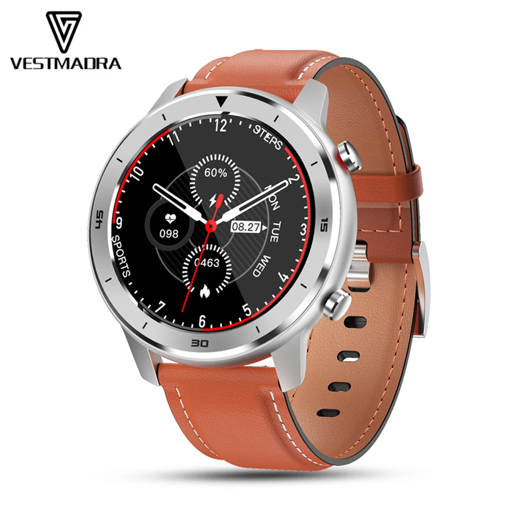 Смарт-часы VESTMADRA DT78 круглые полностью сенсорные бизнес-умные часы для мужчин