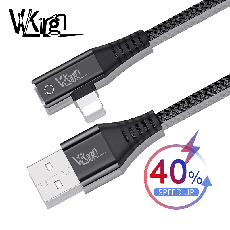 

For iPhone Charger Cable Audio Charging Dual Adapter Splitter Cable For Lightning Jack to Earphone AUX Cable Connector Converter