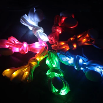

Luminous Shoelaces Athletic Sport Flat Canvas Shoe Laces Glow In The Dark Night Color Fluorescent Shoelace 110cm