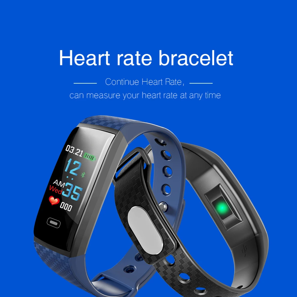 GIMTO смарт-браслет спортивные часы для мужчин и женщин фитнес-трекер для измерения сердечного ритма умный Браслет измеритель артериального давления для мужчин t шагомер водонепроницаемый