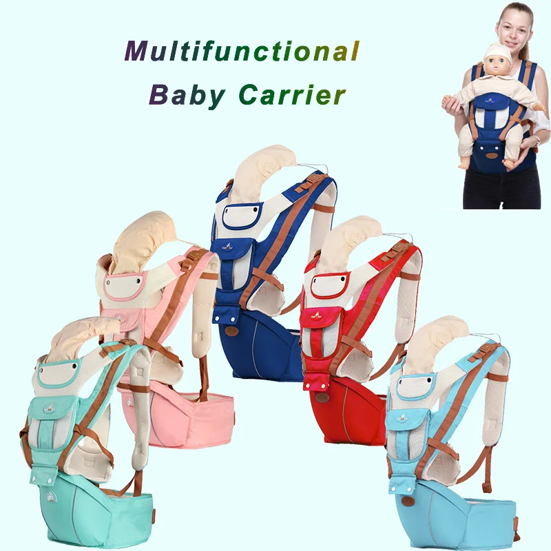 Детская переноска, дышащая Передняя Детская сумка-кенгуру, облицовочная детская переноска, детский рюкзак, сумка для новорожденных