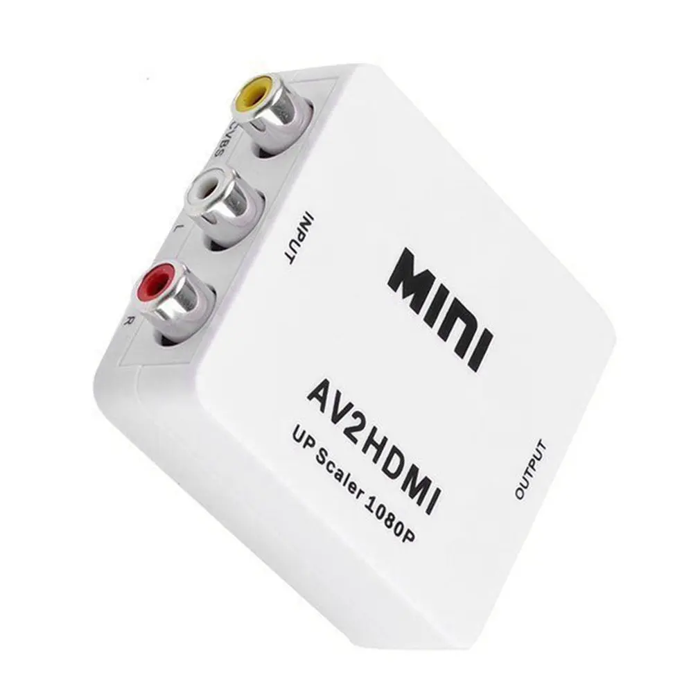 RCA AV к HDMI конвертер адаптер композитный для nintendo NES SNES PS1 SEGA DVD+ AC