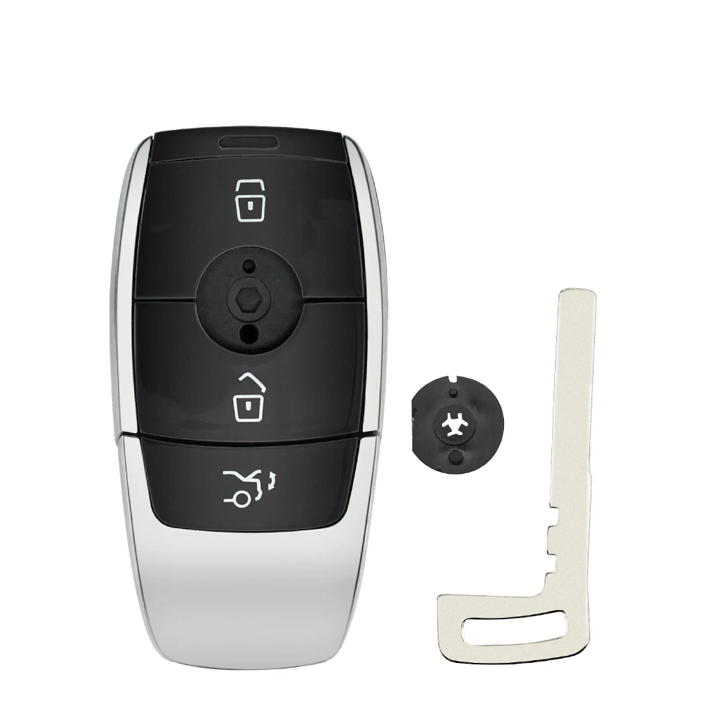 KEYYOU SMART REMOTE KEY CASE SHELL FOR MERCEDES FOR BENZ C200L E300L S320 S350 S450L S500L AMG GLC CAR STYLING REPLACEMENT 3BTN