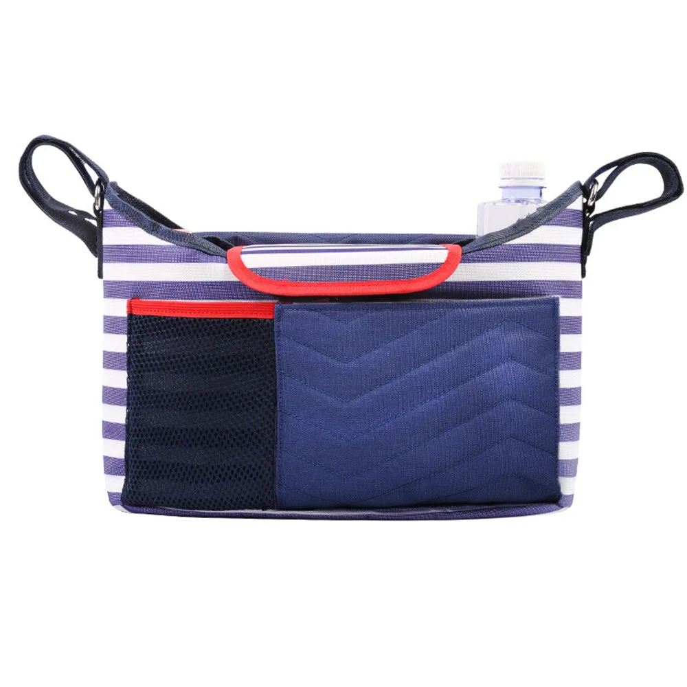 

Multi-purpose Cart Mummy Bag Baby Nursing Milk Powder Water Bottle Bag with Urine Pad Mummy Bag