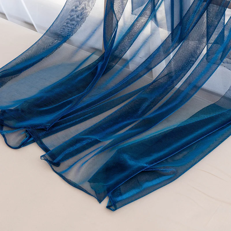Дизайнерские лазерные сетчатые ткани, Блестящий тюль, ткань для сценического свадебного декора, прозрачная голографическая ткань 45*145 см/штука JA46