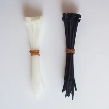 

Self-locking nylon cable tie 2.5 * 100mm black and white optional plastic network cable tie