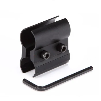 

8-Figure Design QQ Sighting Telescope Clamp Tactical Metal Cube Clamp Hunting Flashlight Laser Sight Holder