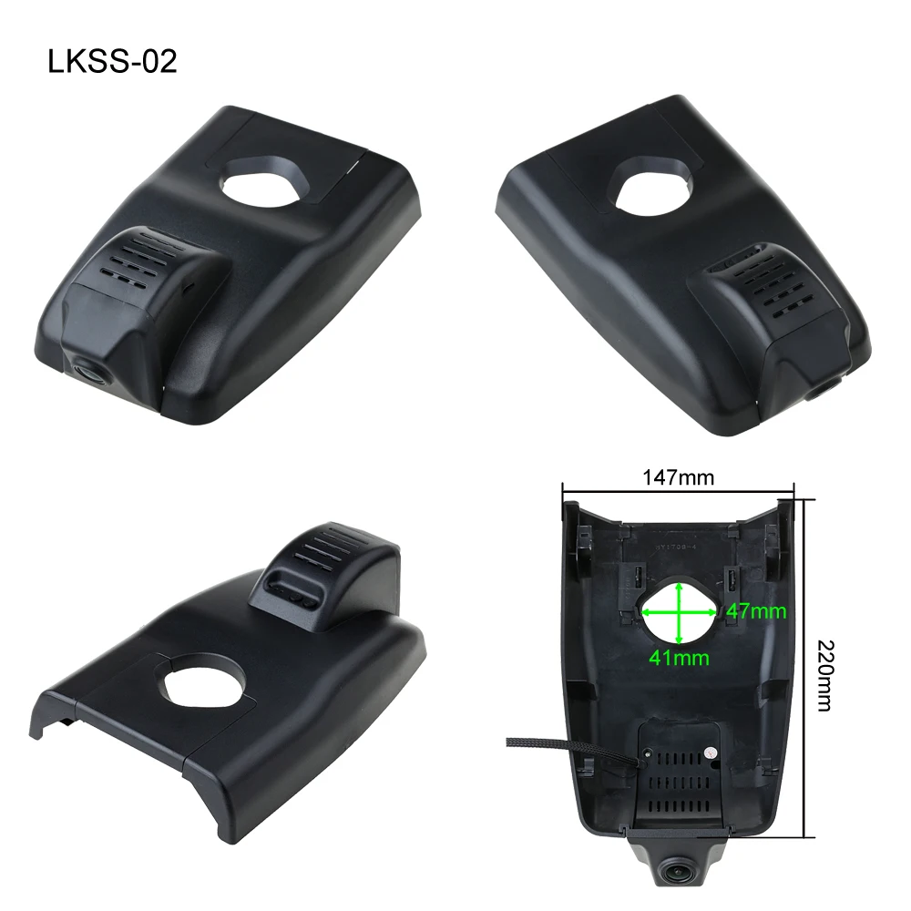 SINOSMART Novatek 96658 автомобильный WiFi DVR камера для Lexus серии NX RX ES UX и т. Д. Дополнительное приложение управления SONY IMX323