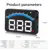 Автомобильный Head Up Дисплей OBD2 3,5 Дюймовый Проектор Стекло Автомобиля Auto DigitalCar Driving Data Display Скорость об / мин Температура Воды HUD