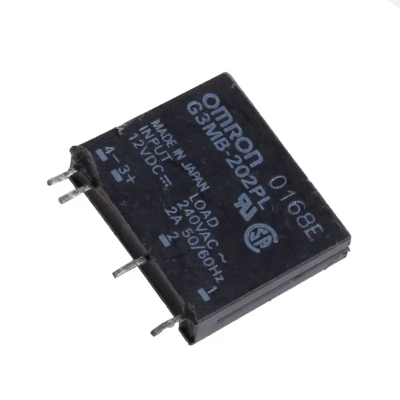 

New Solid State Relay G3MB-202PL DC-AC PCB SSR In 12V DC Out 240V AC 2A D08A