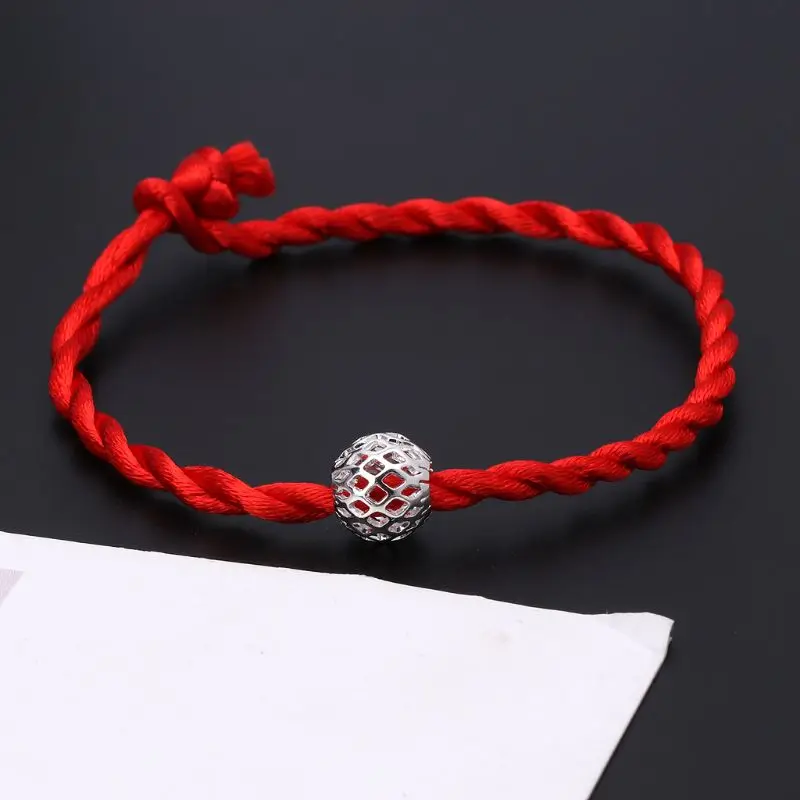 

Kabbalah Red Rope String Bracelets Lucky Bead Tibetan Buddhist Jewelry U50C
