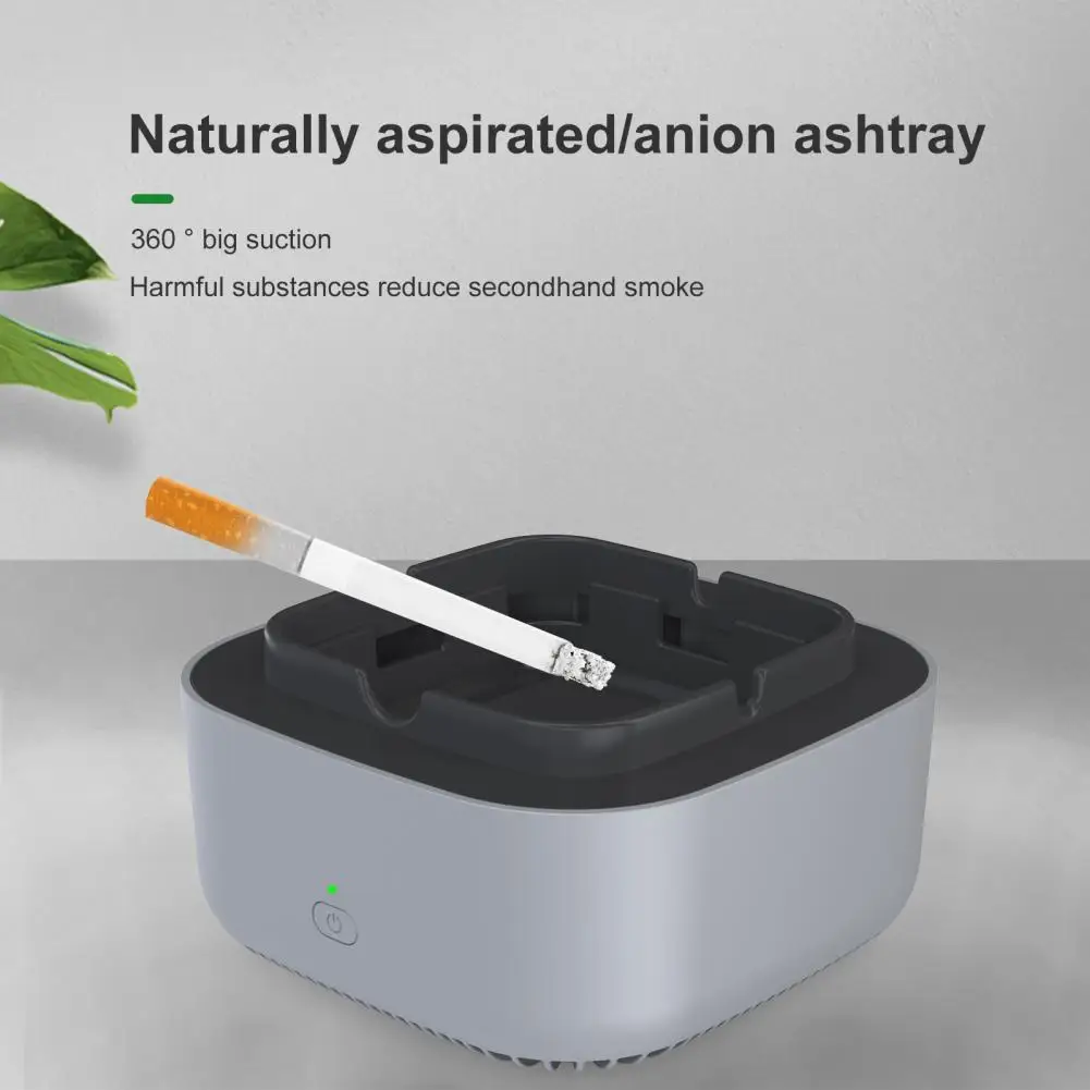 Direct Suction Smokeless Ashtray 360 Degree Surround Air Purifier