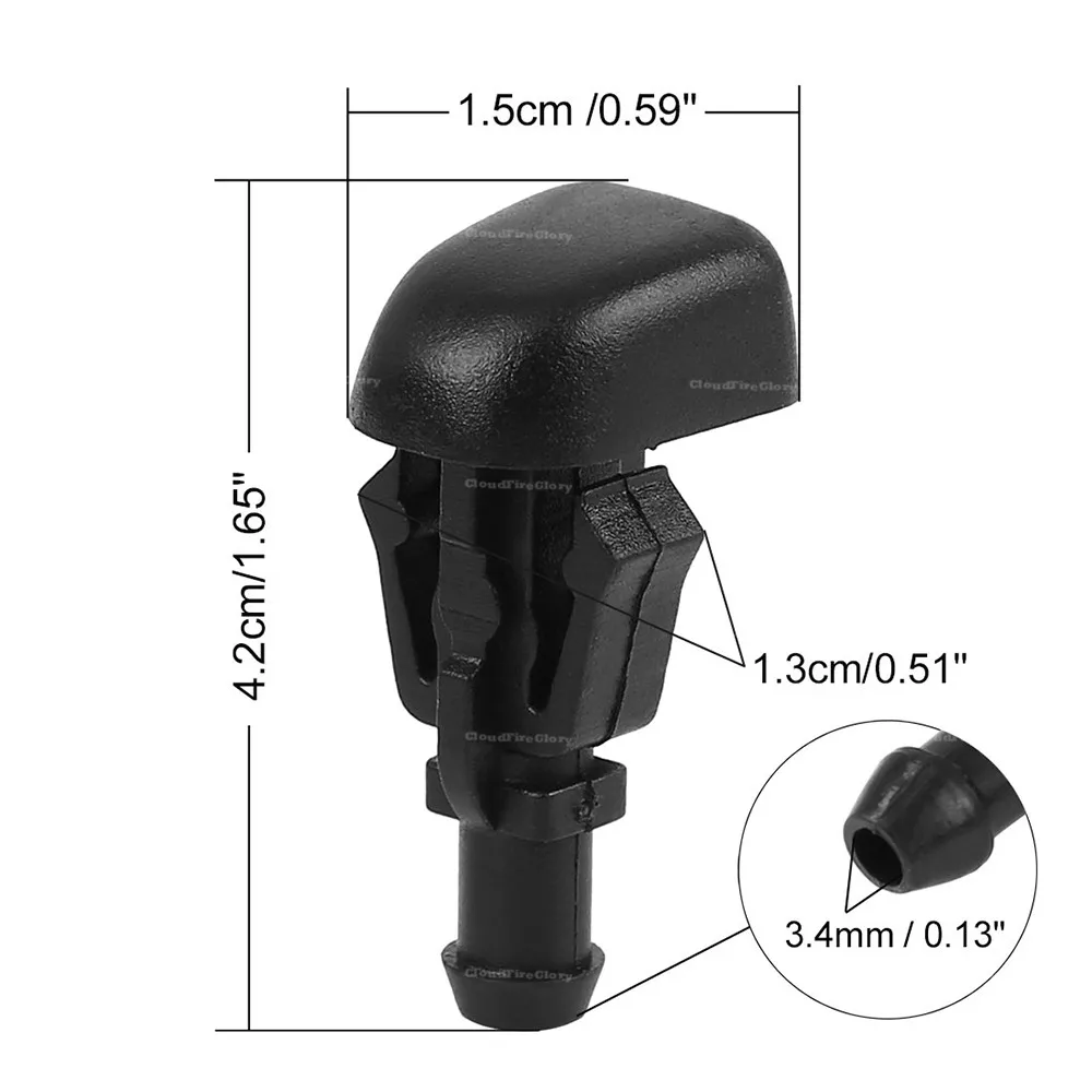 28931-7S000 2 шт. омывателя ветрового стекла распыления сопла для Nissan Titan Armada 2004 2005 2006 2007- для Infiniti QX56 2004-2010