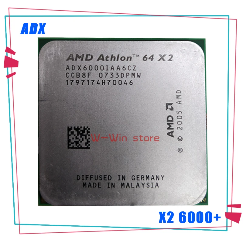Amd Athlon 64 X2 6000 6000 3 Ghz Dual Core Cpu Processor Adx6000iaa6cz Socket Am2 Cpus Aliexpress
