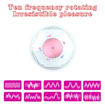 10 Frequency Breast Pump Nipple Suction Cup Tongue Lick Nipple Sucker Vibrators Erotic Breast Enlarge Massager Sex Toy For Women 2