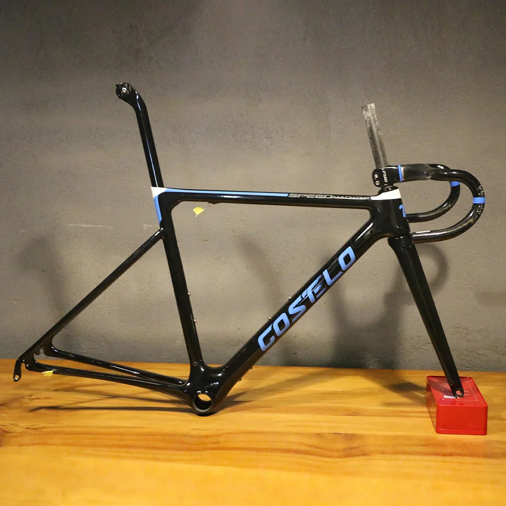 Sale 2019 disc Costelo Speedmachine1.0 carbon fiber road bike frame with handlebar bicicleta frame carbon fiber bicycle frame fork 2