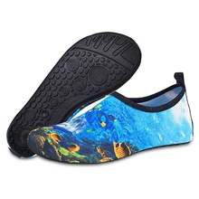 Men Women Boating Anti Slip Swim Aqua Shoes Easy Carry Soft Quick Dry Yoga Barefoot Diving PVC Ultra Light Snorkeling Beach