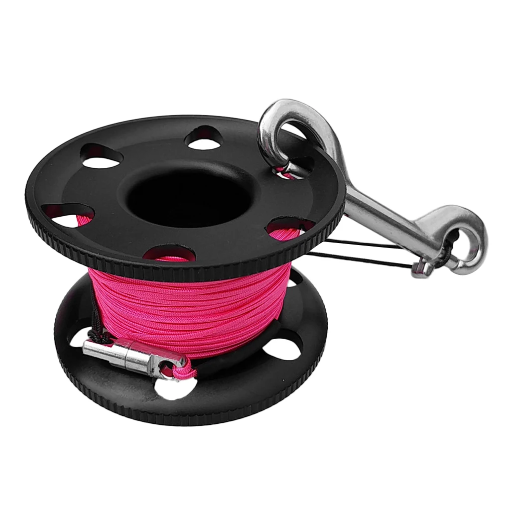 Lightweight Scuba Diving Finger Spool Reel and Replacement 50m/164ft 100ft 30m /20m/66ft Strong Strength Line