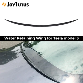 

Car Water Retaining Wings for Tesla model 3 2017-2019 Carbon Fiber Coupe Performance Trunk Spoiler Wing Cover Trim
