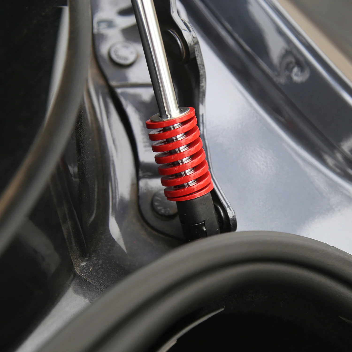 2 шт автоматический подъемник багажника поддерживает передний подъем капота поддерживает с пружиной и шайбой из нержавеющей стали Замена для Tesla модель 3