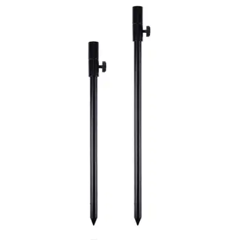 

Carp Fishing Bank Stick Adjustable Aluminum Bandstick for Bite Alarm Extension Rod Fishing Tackle Accessories Black
