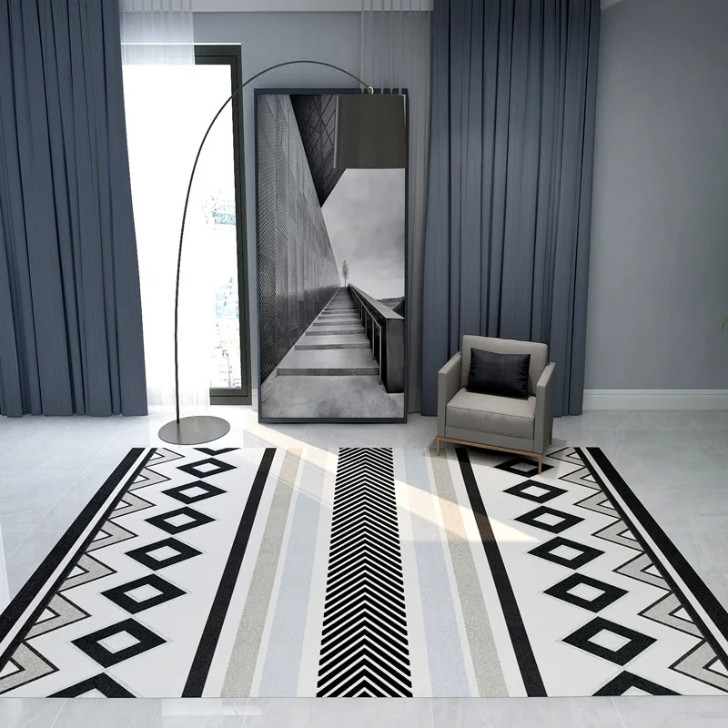 Moroccan Carpets For Living Room Nordic Concise Style Bedroom Home Carpet Decor Coffee Table Floor Mat Room Area Rug