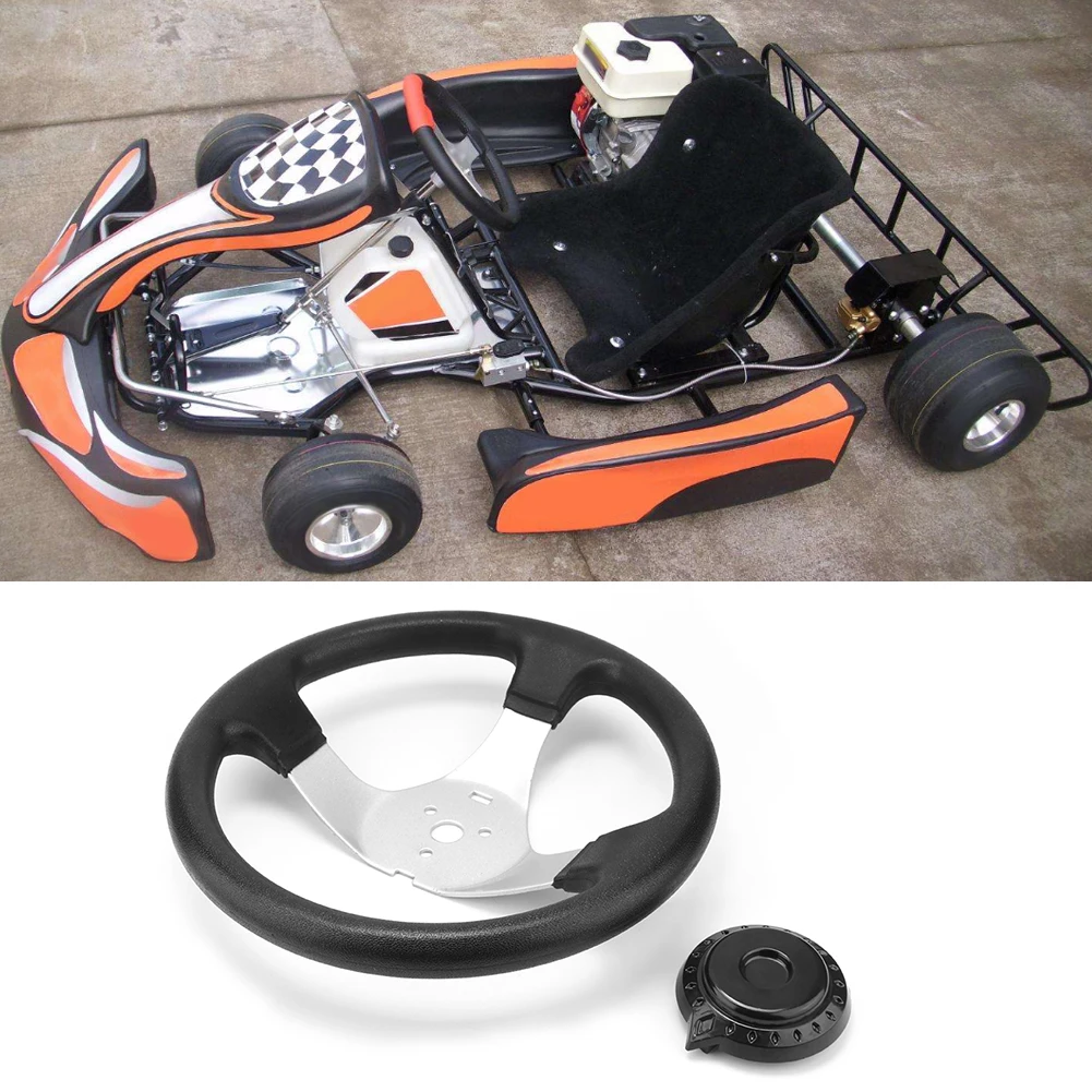 Рулевое колесо для 150cc 250cc Go Kart Quad Dirt Bike Hammerhead Kandi JCL автомобильные аксессуары |