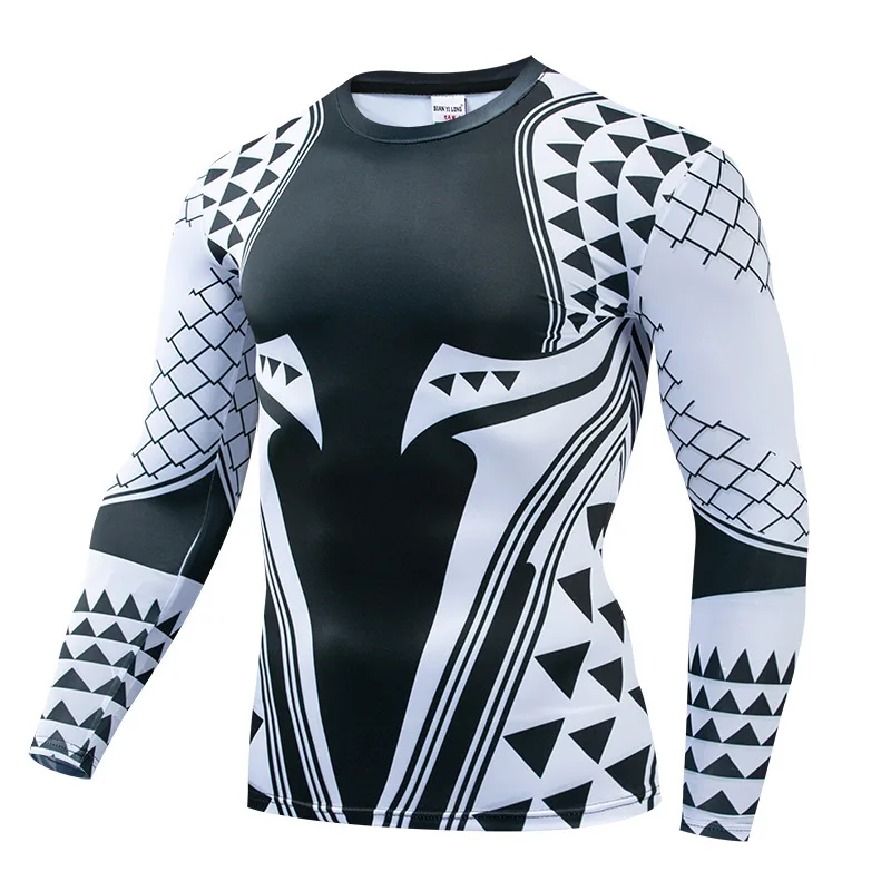 Стильный костюм Мстителей Quantum, быстросохнущие спортивные трико для бега с коротким рукавом 060
