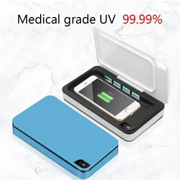 

NEW Sterilizer Mobile Phone Wireless Charging Treasure Sterilization UV Sterilizer Multi Functional Portable Disinfection Box