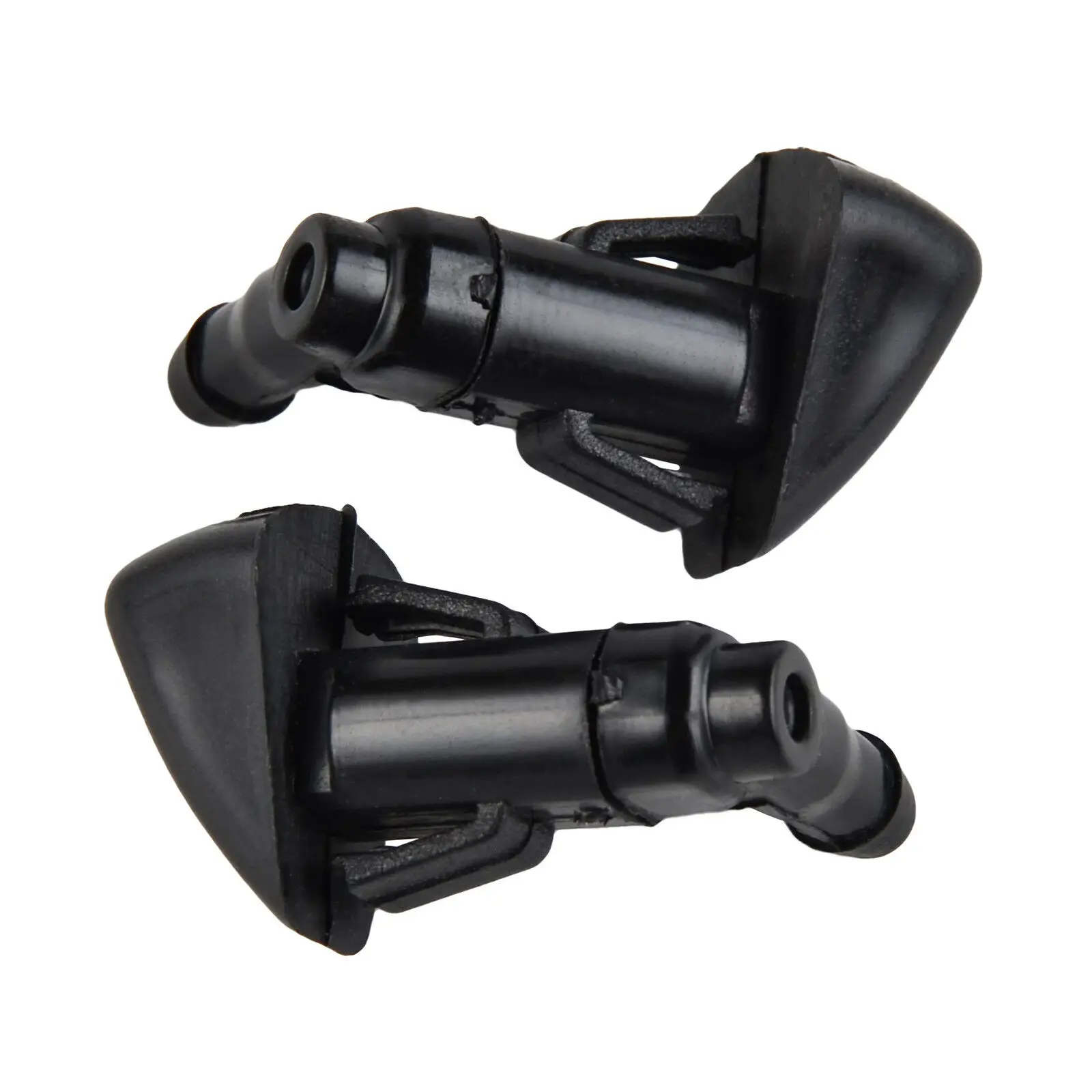 

black auto accessory 2Pcs Windshield Washer Wiper Water Spray Nozzle For Honda Accord 2003-2007 for car